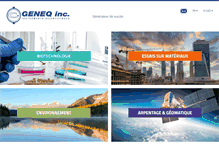 Tablet Screenshot of geneq.com